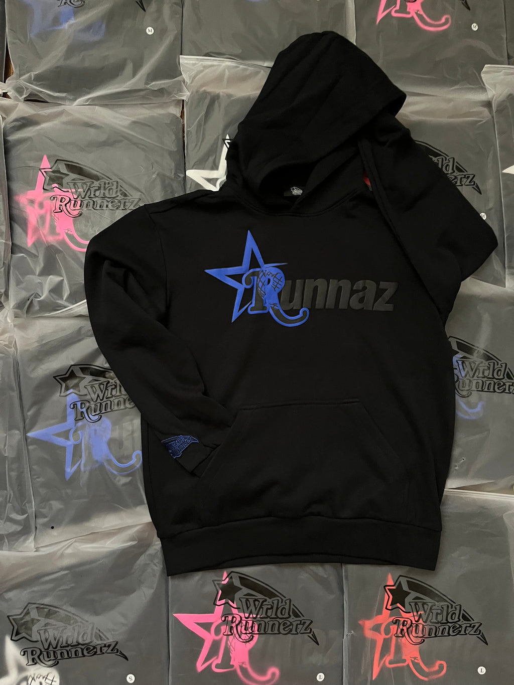 Red runners hoodie