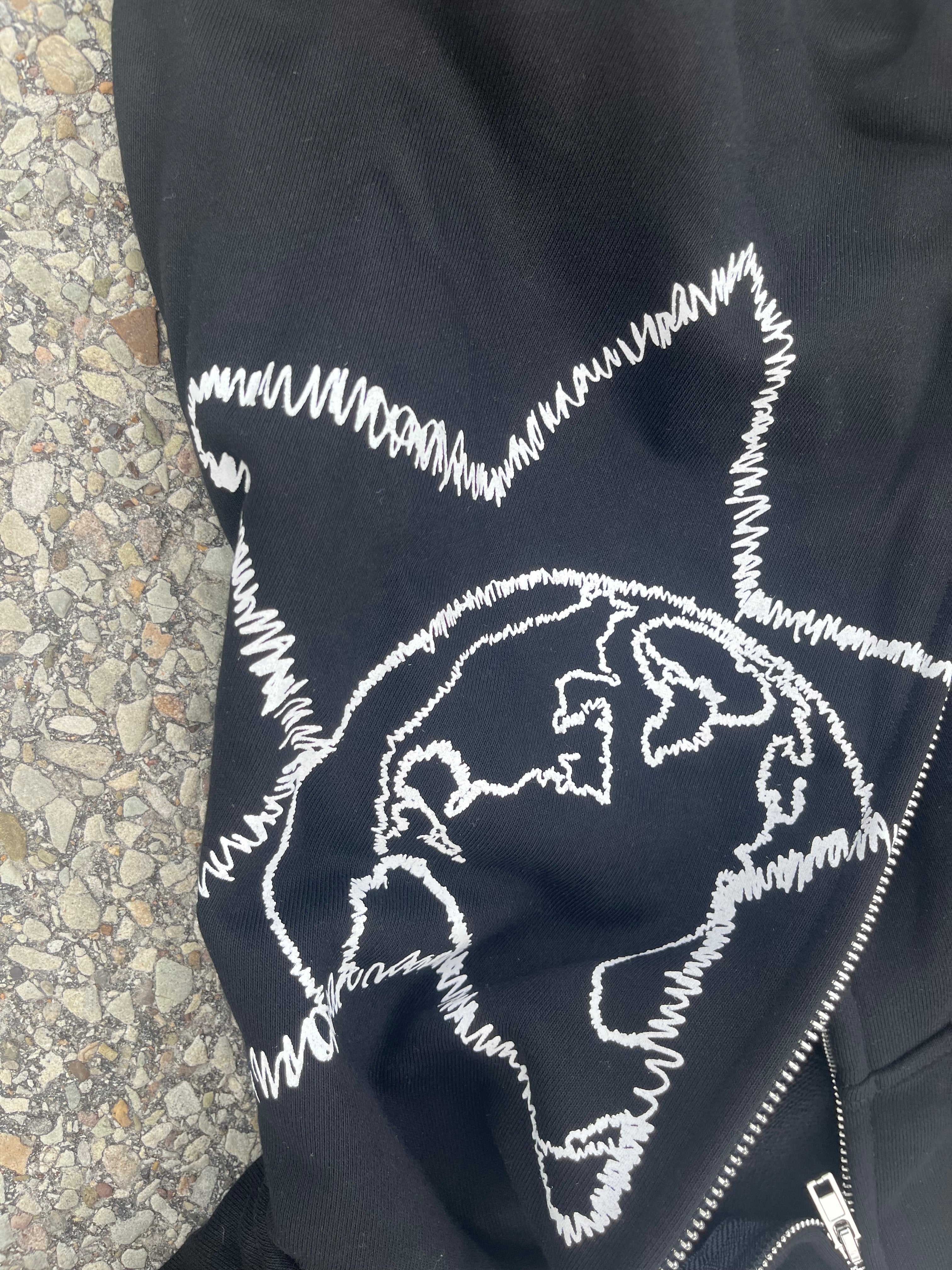 Black rnnrz full zip