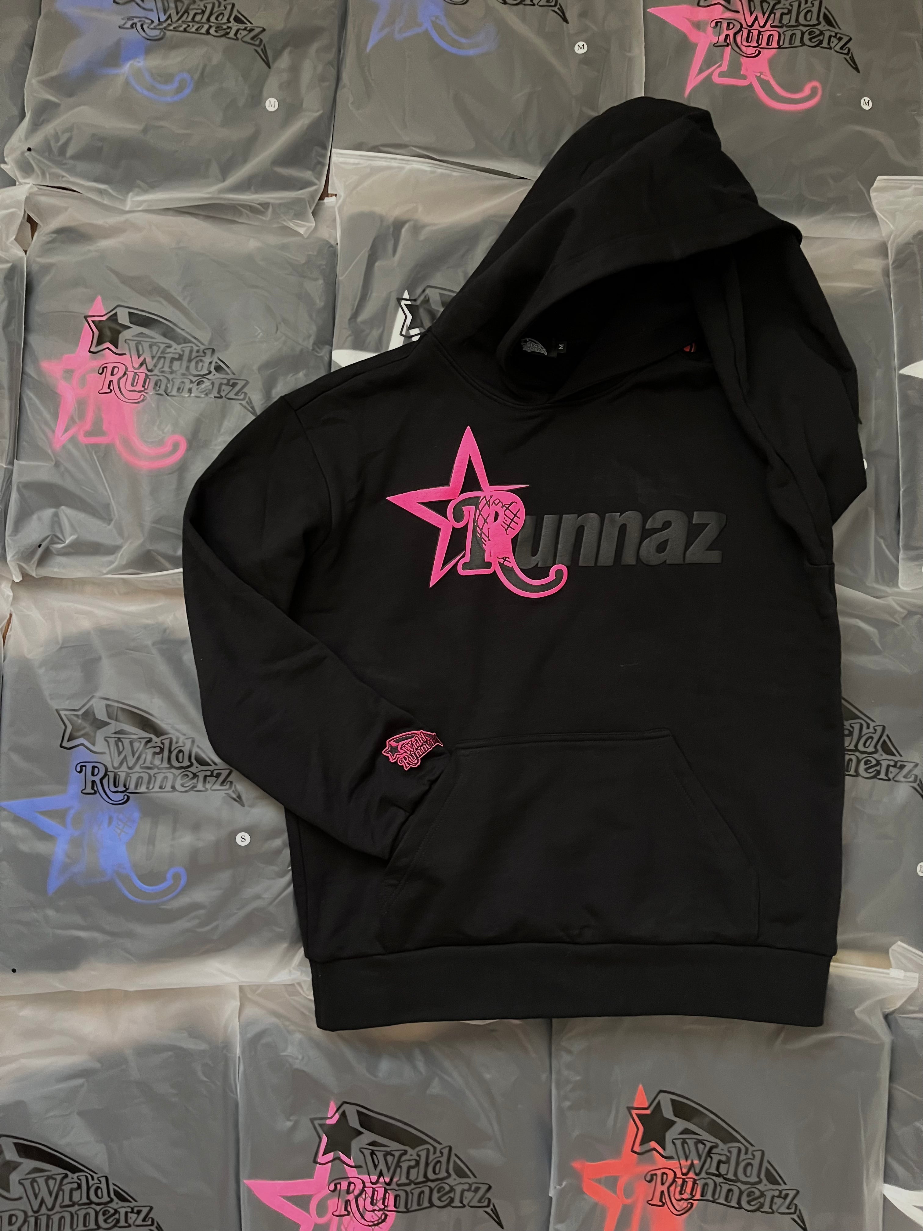 Red runners hoodie