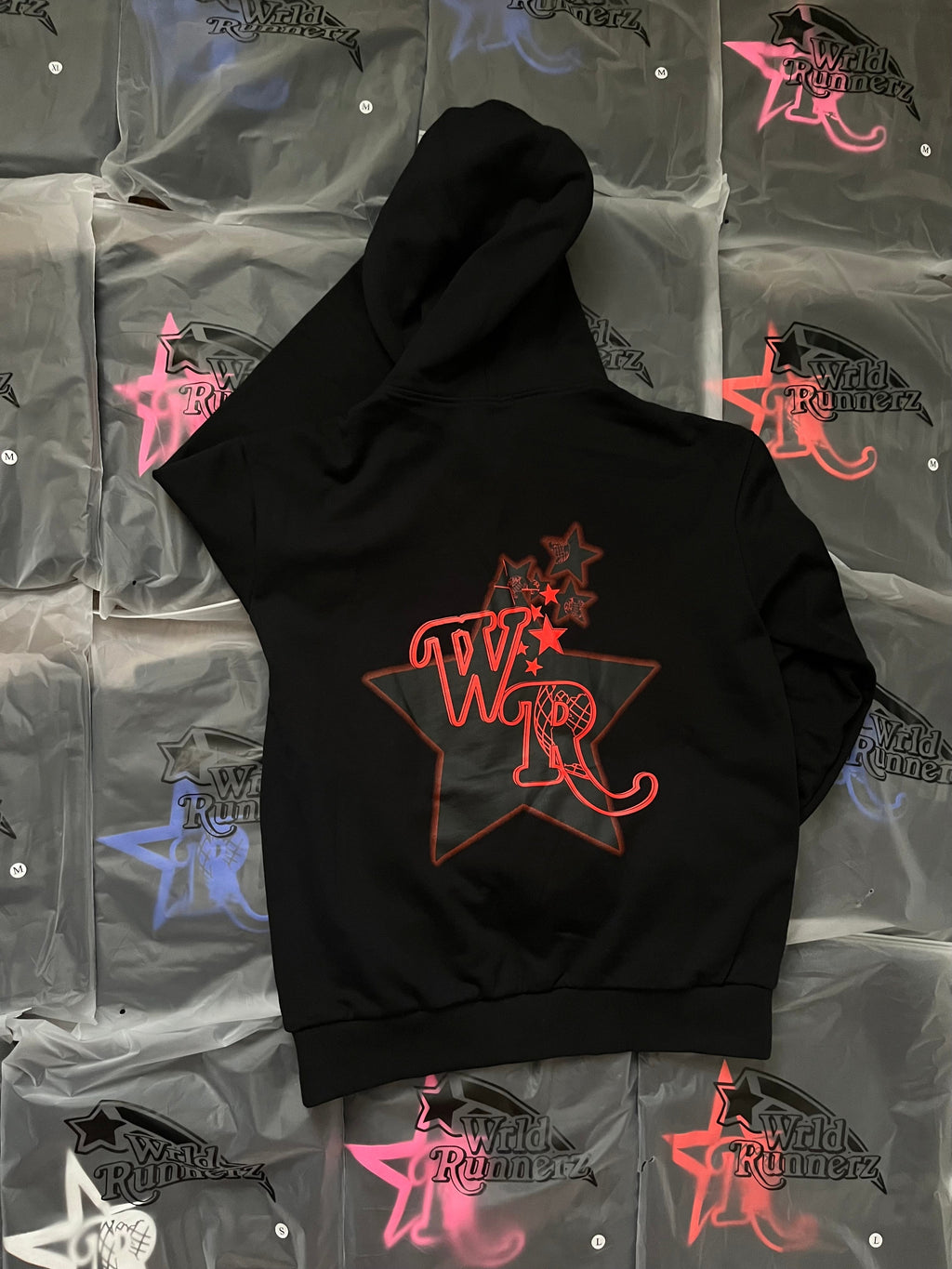 Red runners hoodie