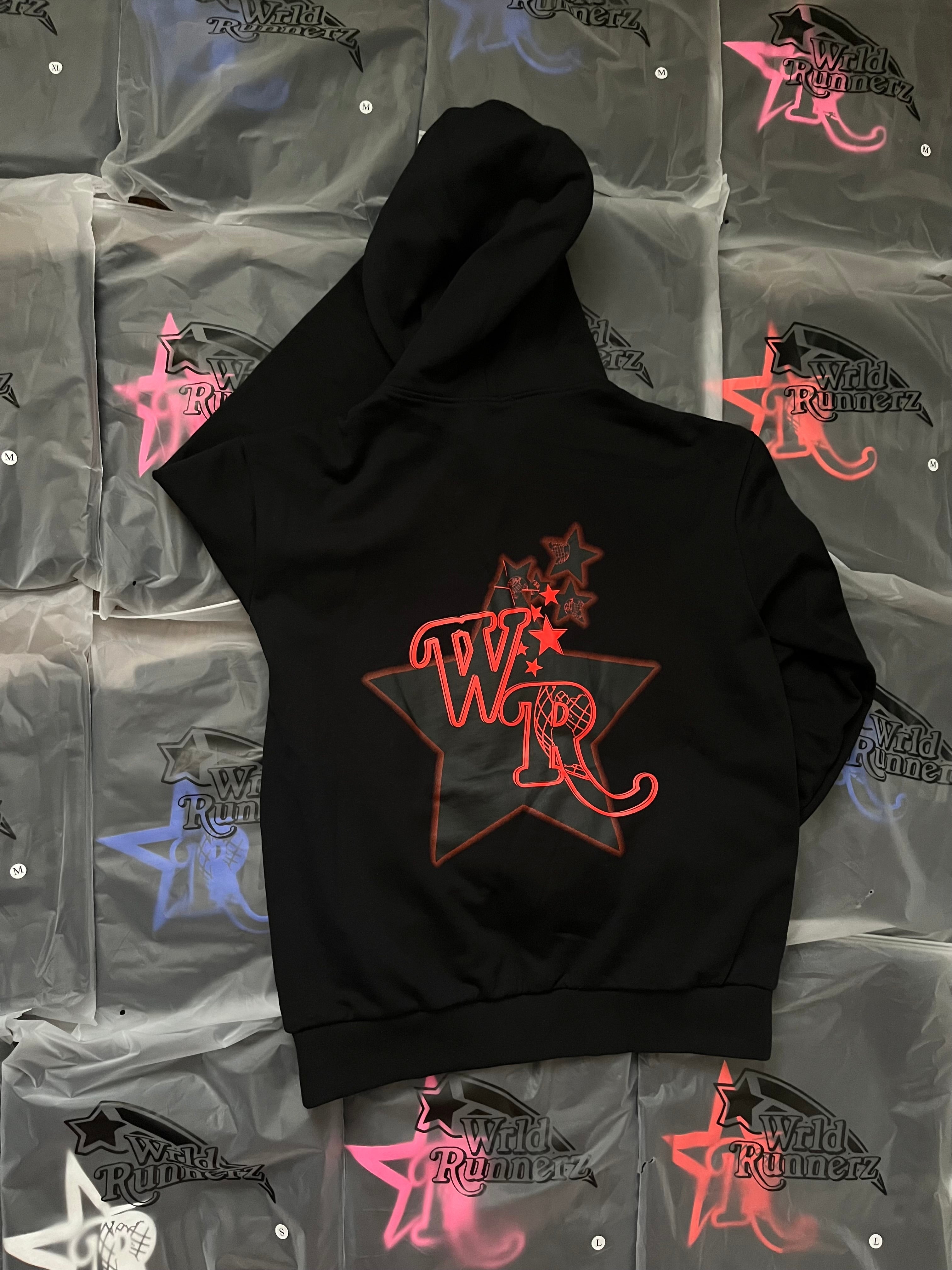 Red runners hoodie