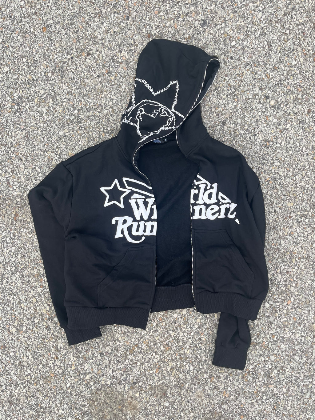 Black rnnrz full zip
