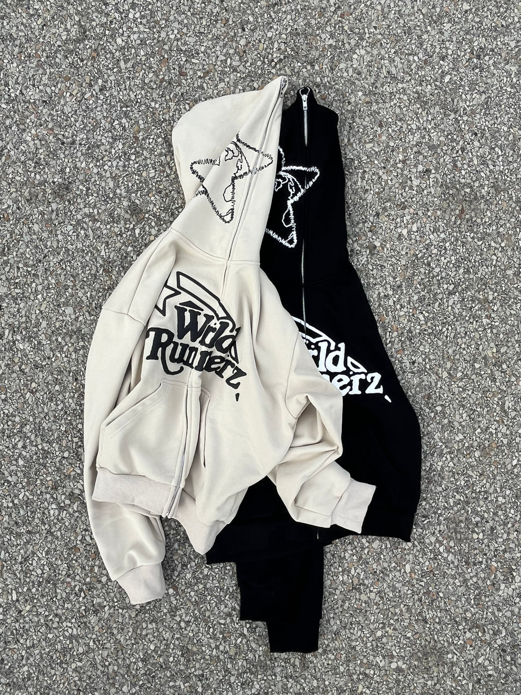 Black rnnrz full zip