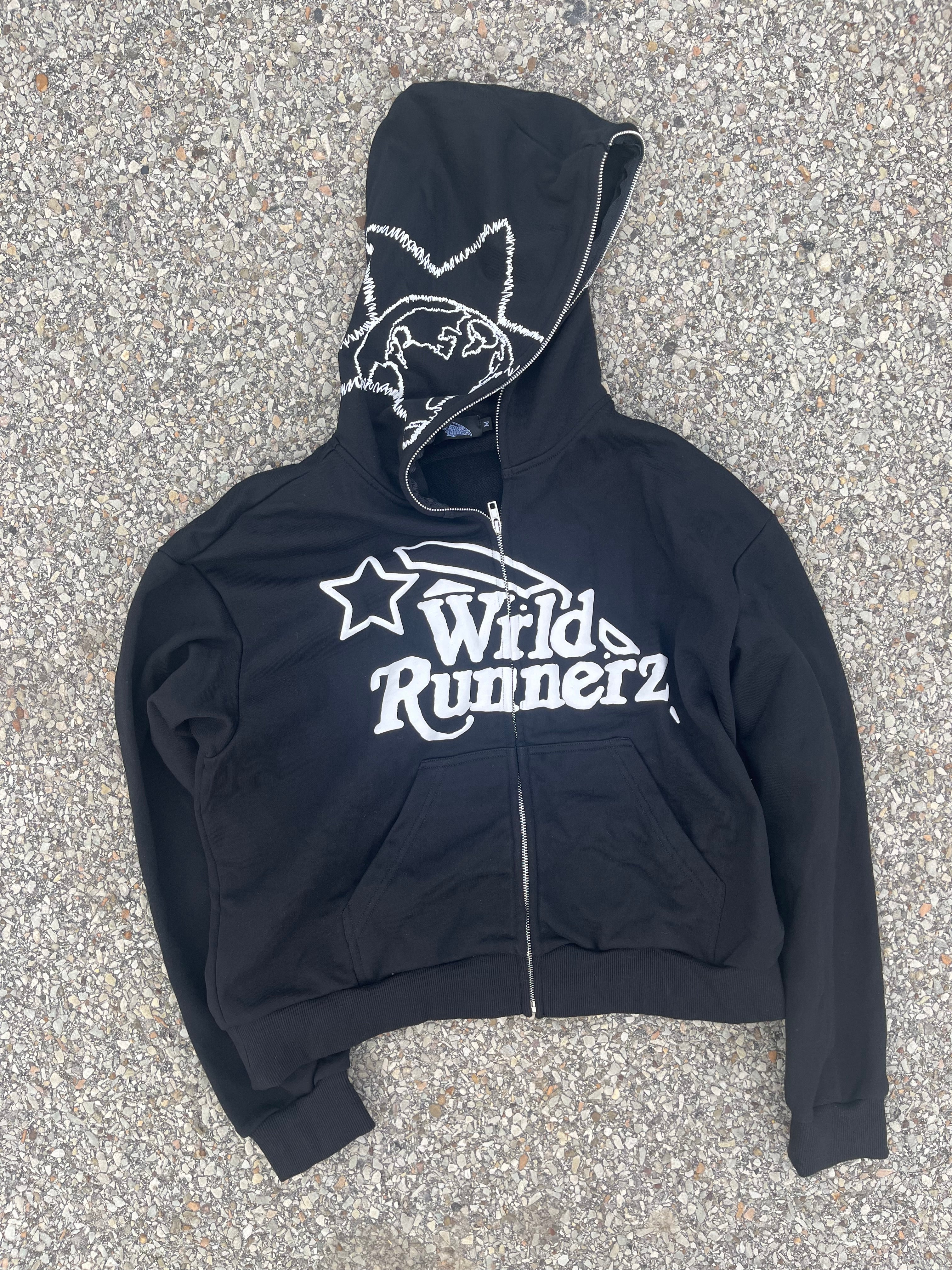 Black rnnrz full zip