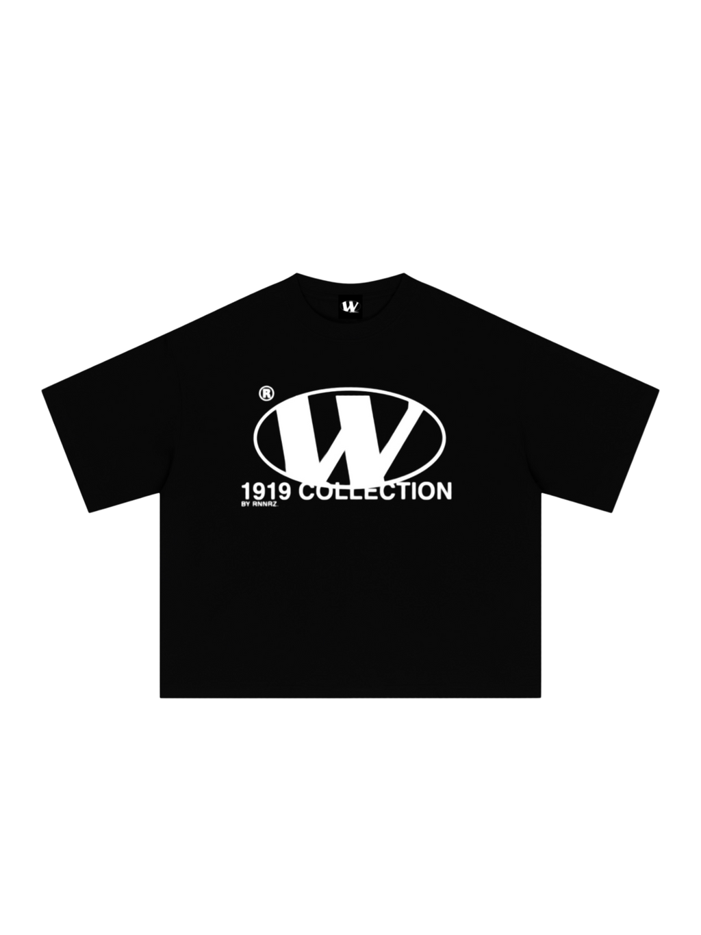 1919 collection boxy tee(Black)