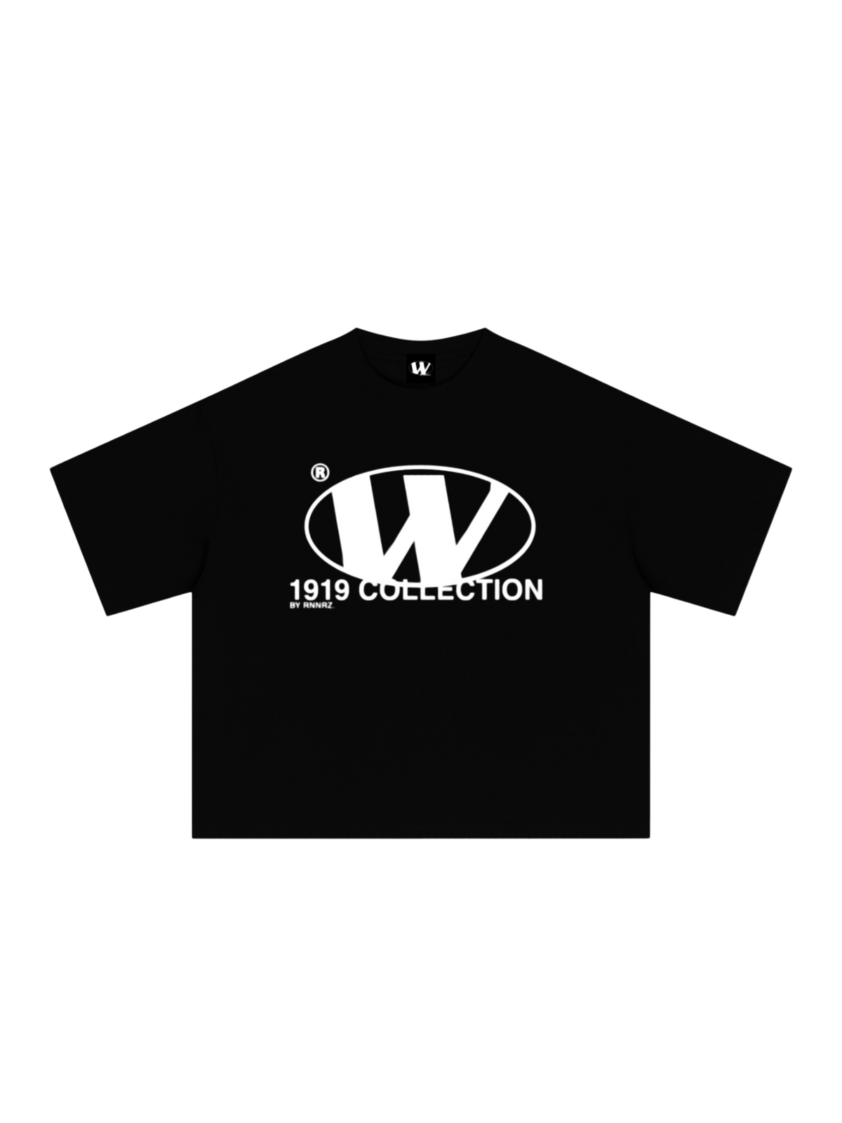 1919 collection boxy tee(Black)