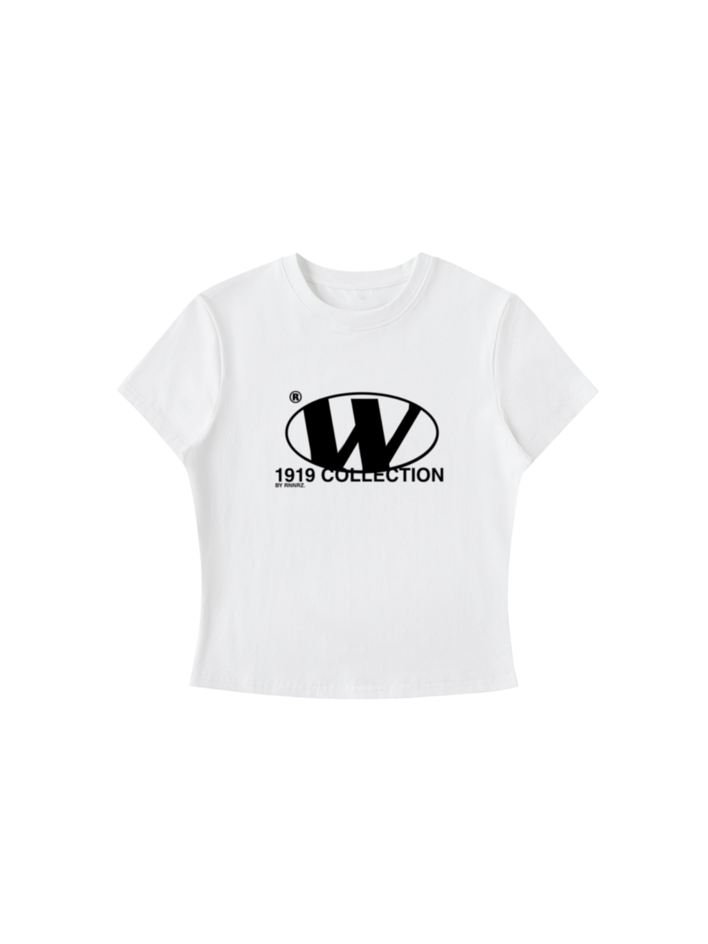 Lady rnnrz Bodycon crewneck (white)