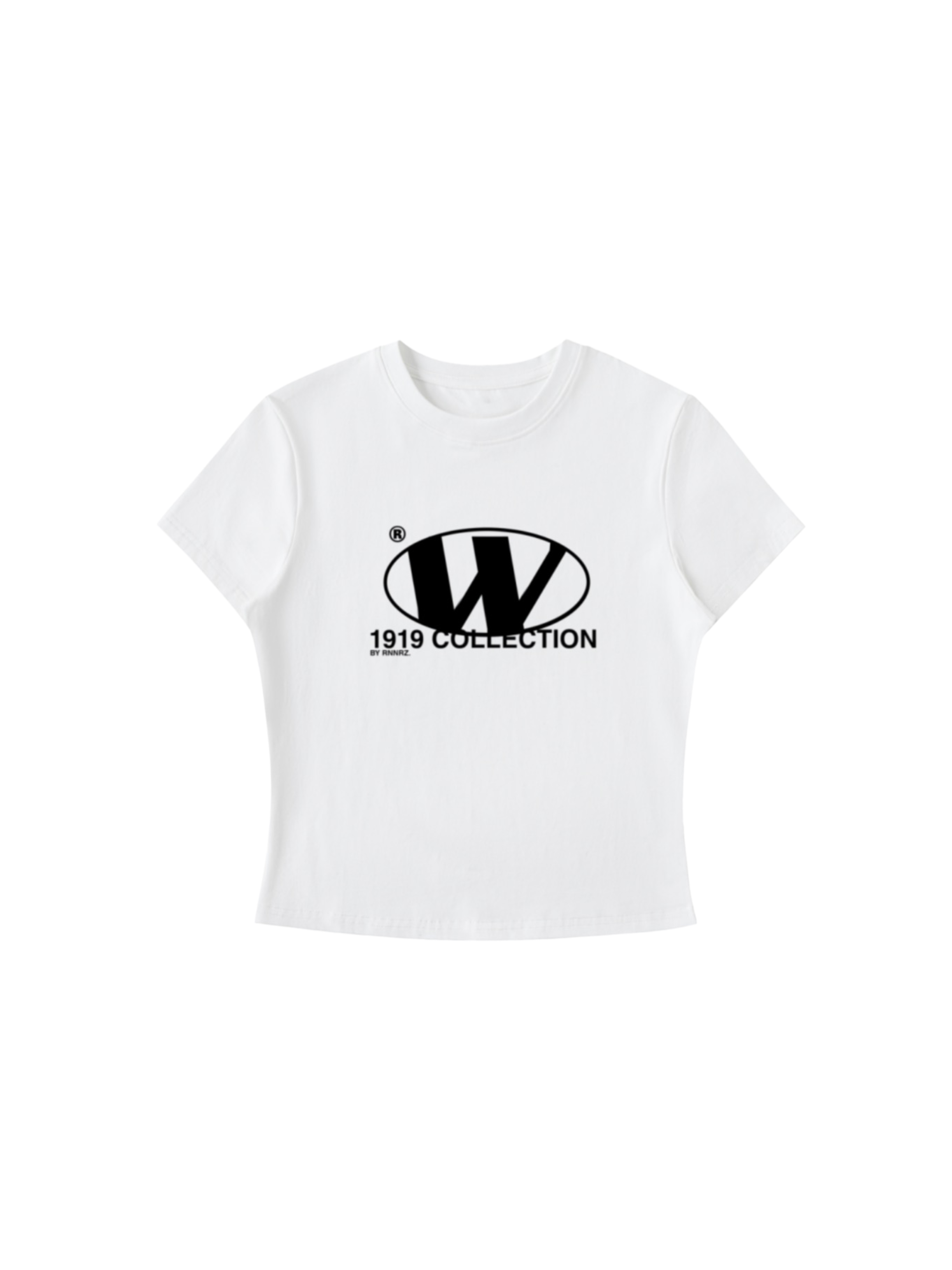 Lady rnnrz Bodycon crewneck (white)