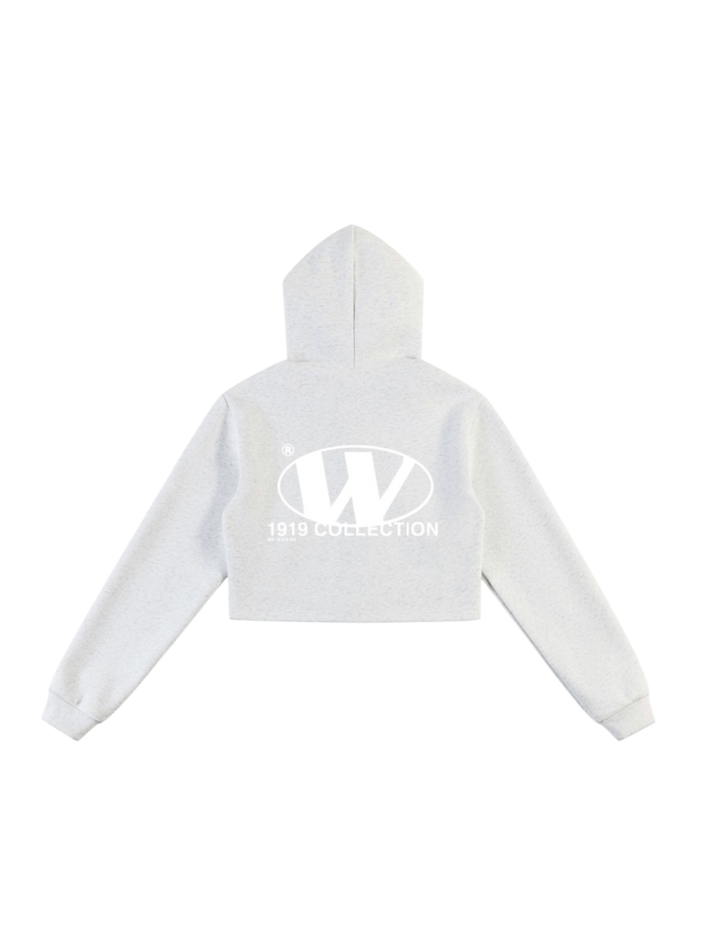 1919 collection lady rnnrz croptop zipup hoodie