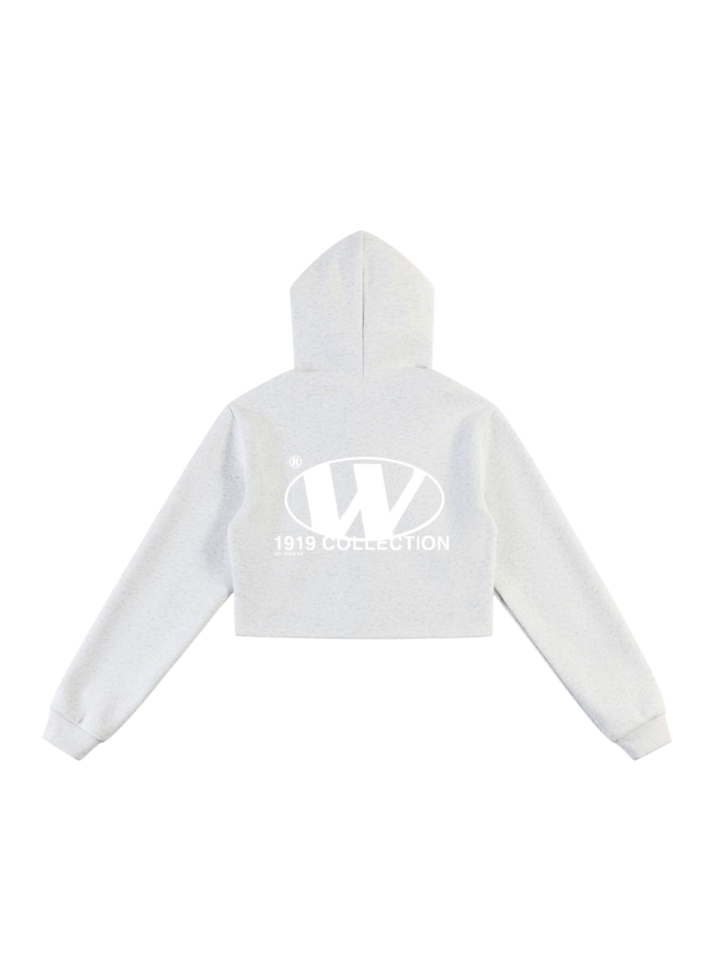 1919 collection lady rnnrz croptop zipup hoodie